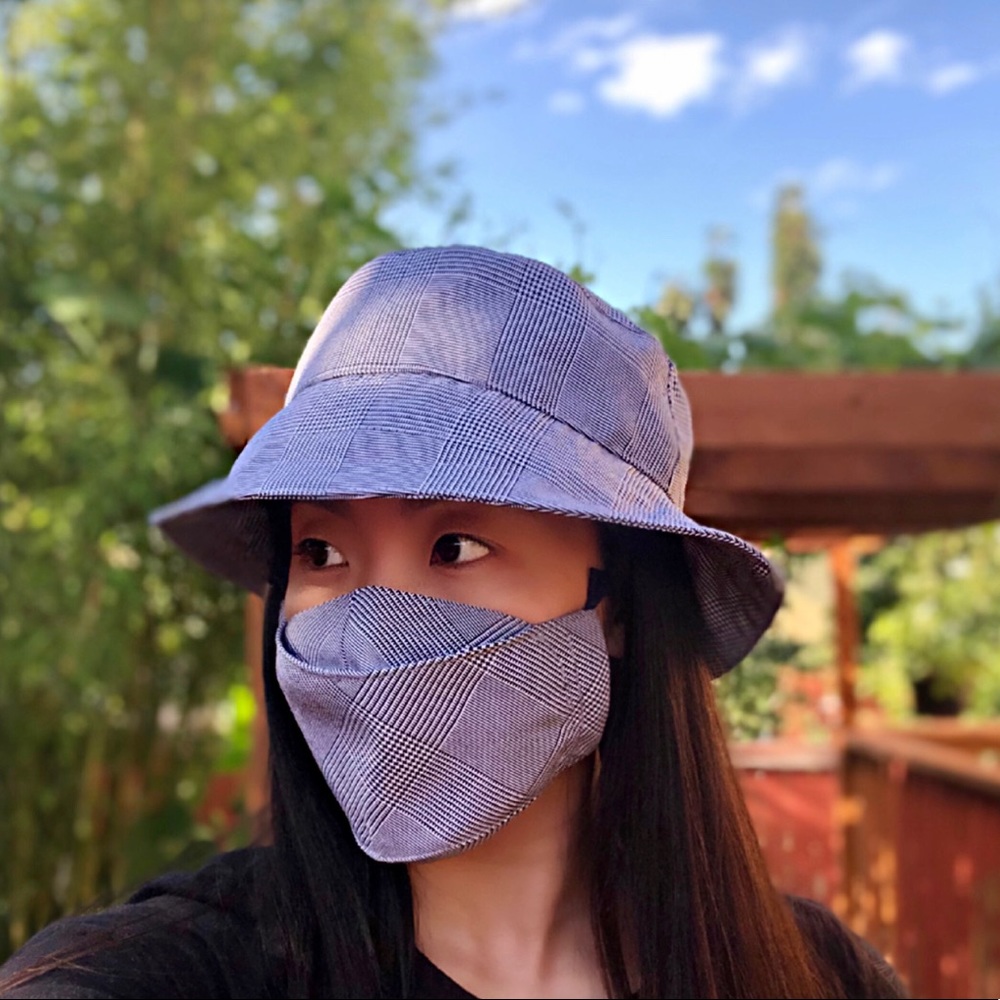 Bucket Hat & Face Mask Matching Set